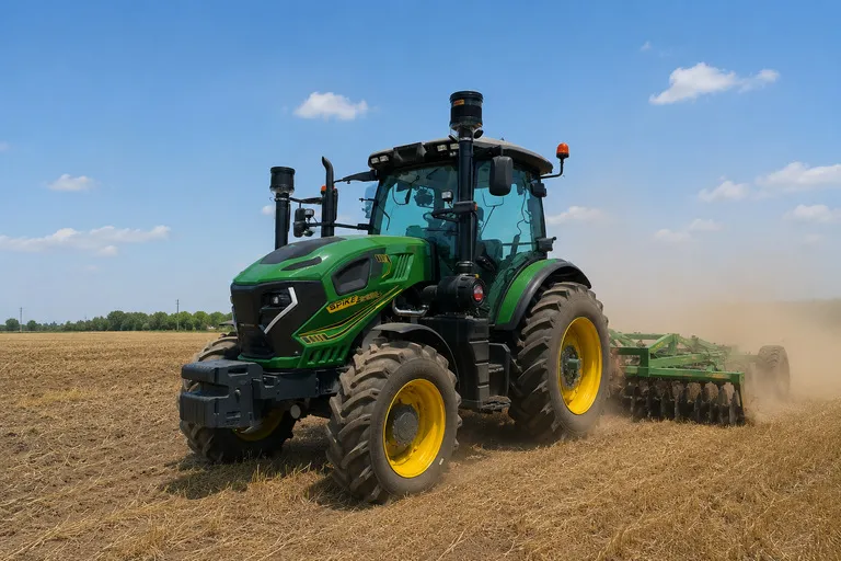 SPIKE TK 1054 mechanical-injection tractor in the field